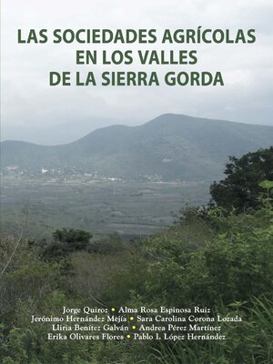 cover image of Las sociedades agrícolas en los valles de la Sierra Gorda